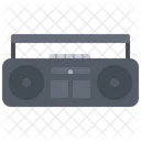 Plattenspieler Musik Player Boombox Symbol
