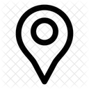 Platzhalter Stecknadel Standortmarkierung Symbol