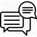 Plaudern  Symbol