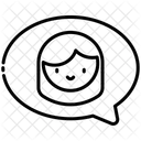 Plaudern  Symbol