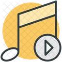 Play Music Note Icon