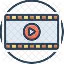 Play Press Video Icon
