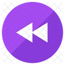 Play Back Arrow Media Arrow Media Option Icon