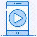Play Button Mobile Video Online Video アイコン