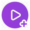 Play Button Add Song Icon