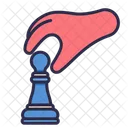Chess Pawn Hand Icon