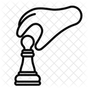 Chess Pawn Hand Icon