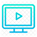 Computer Play Play Video Icon
