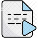 Play Document File Icon