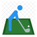 Play Golf Playing Professional Icon