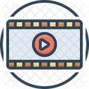 Play Press Video Icon
