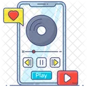 Portable Music Player Play Music Music Player Icon