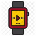 Play Music Smartwatch Watch Icon