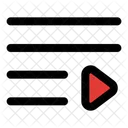 Play Queue Music Audio Icon