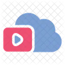 Play Video Video Cloud Icon