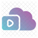 Play Video Video Cloud Icon