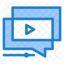 Play Video Video Presentation Video Tutorial Icon