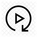 Playback Rate 1 X Icon
