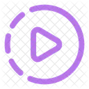 Playback Speed Video Control Icon