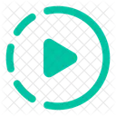 Playback Speed Video Control Icon