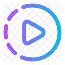 Playback Speed Video Control Icon