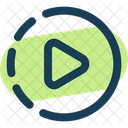 Playback Speed Video Control Icon