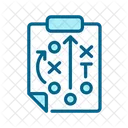 Playbook American Football Strategy Icon
