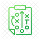 Playbook American Football Strategy Icon