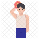 Beach Player Beach Enjoyment Leisure Activity Icon