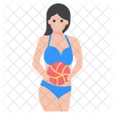 Beach Player Beach Game Sportswoman Icon