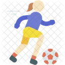 Player Soccer Female Icon