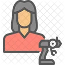 Player Woman Controller Icon