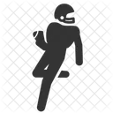 Player Quarterback Tackle Icon