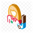 Player Golf Woman Icon