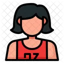 Player Avatar Woman Icon
