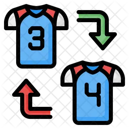 Player substitution  Icon
