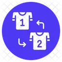 Player Substitution Sport Substitution Icon