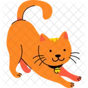 Feline Kitten Orange Icon