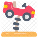 Playground Car Jumping Car Icon
