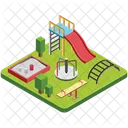 Playground Amusement Park Public Park Icon