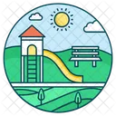 Playground Amusement Park Playpark Icon