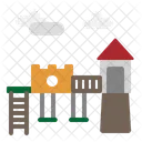 Playground Slide Swing Icon