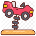 Playground Car Jumping Car Icon