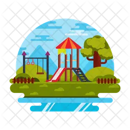 Playground Landscape  Icon