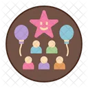 Playgroup Preschool Kindergarten Icon