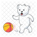 Playing Basketball  Icon