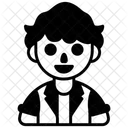 Playing Boy Avatar Careless Kid Icon