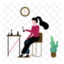Playing Chess Game Play Icon
