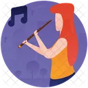 Playing Flute  Icon