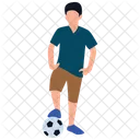 Playing Football Football Game Olympic Game Icon